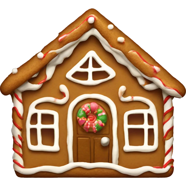 Ginger bread house  emoji