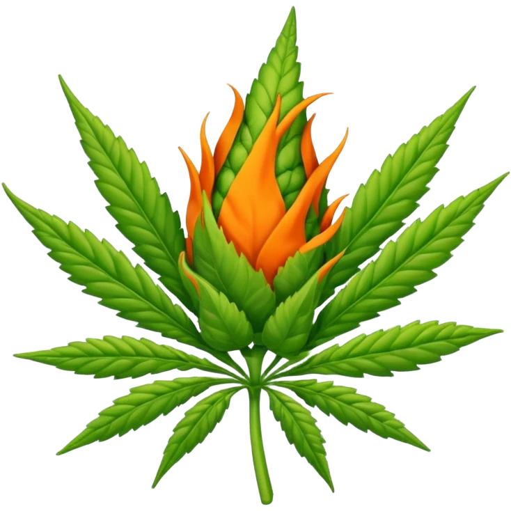 Marajuana bud emoji