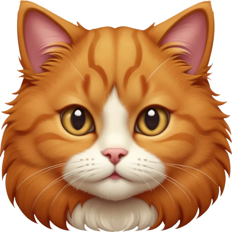 cinematic-adorable-big-eyed-fluffy-solid ginger-persian-cat-portrait-emoji,-head-tilted-playfully-with-a-sweet-expression,-fluffy-solid ginger-fur,-simplified-yet-irresistibly-cute-features-with-large,-expression, solid ginger cat emoji