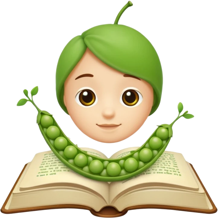 Book a teenie with some peas emoji