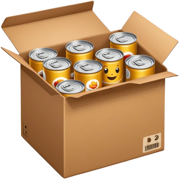 canned food in a box emoji