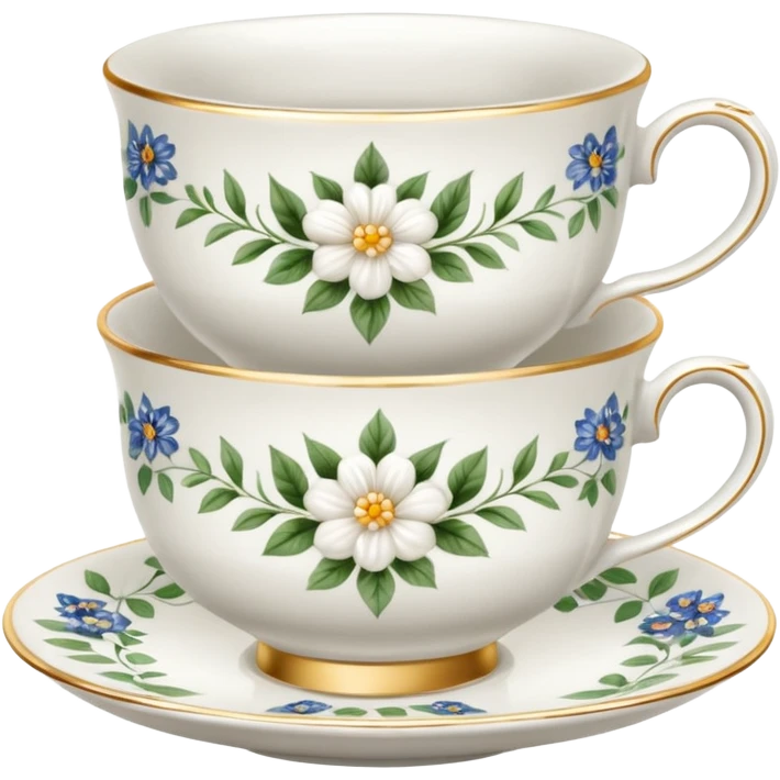 porcelain tea cups emoji