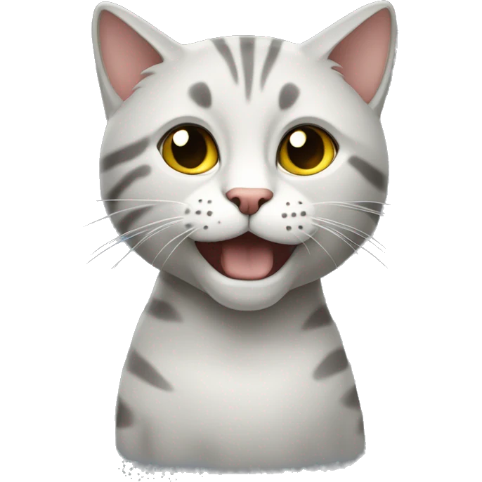 Серый котёнок emoji