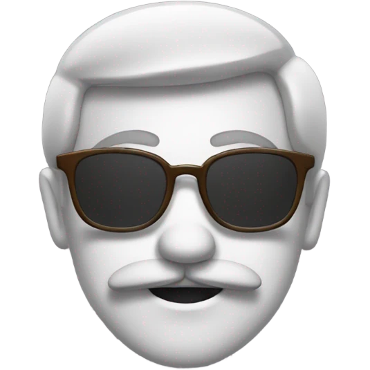 emoji with a mustache emoji