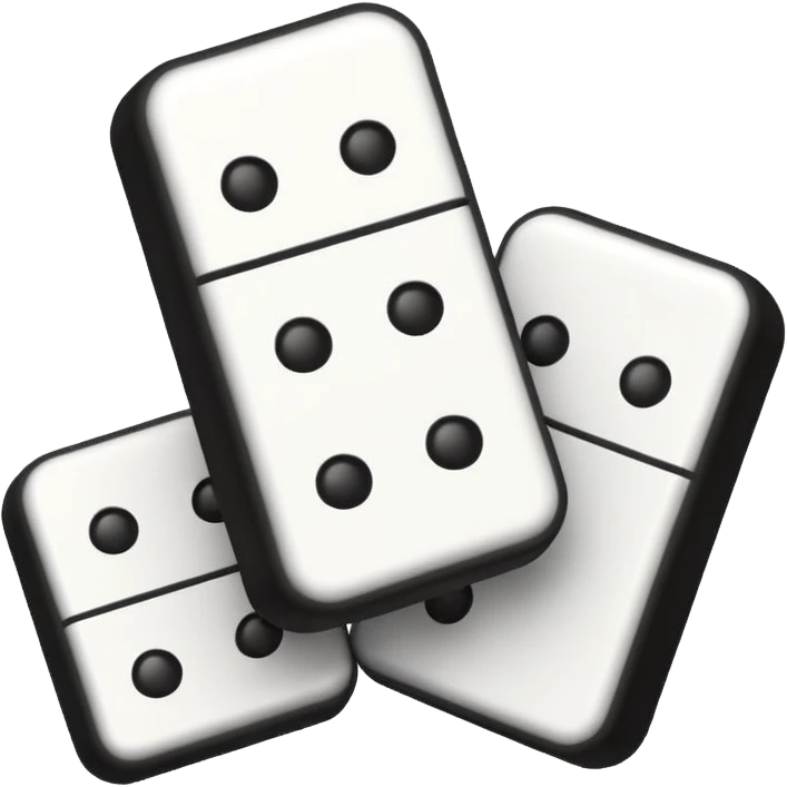 dominos standing emoji