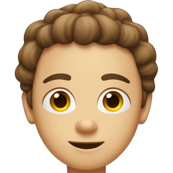 White yoga mat & brown hair emoji