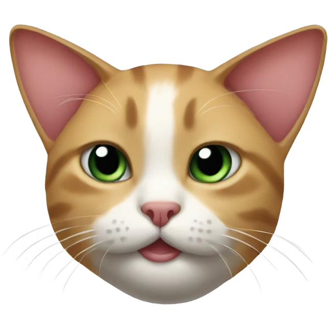 Folded ear cat emoji