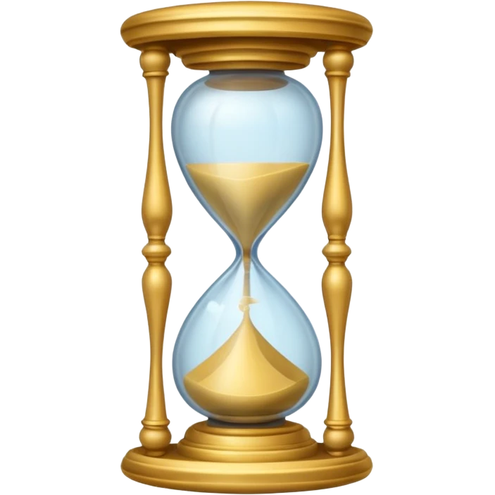 fancy ornate disney french hourglass emoji