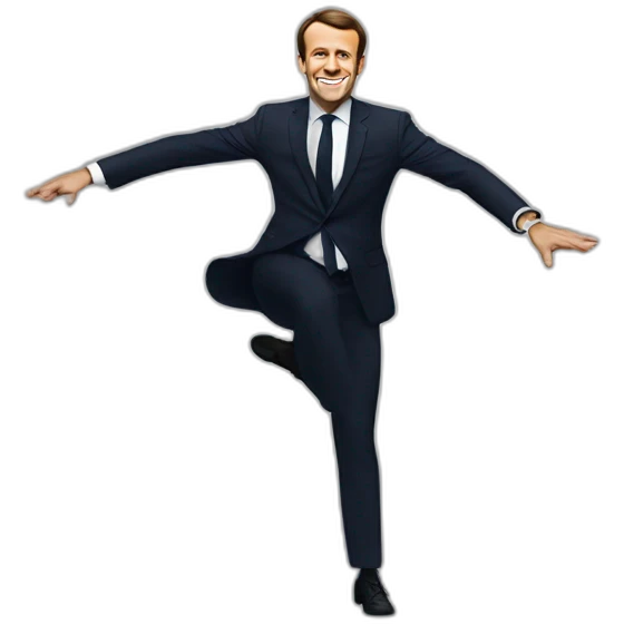 Emmanuel Macron danse emoji