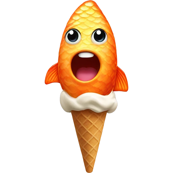 fish icecream emoji