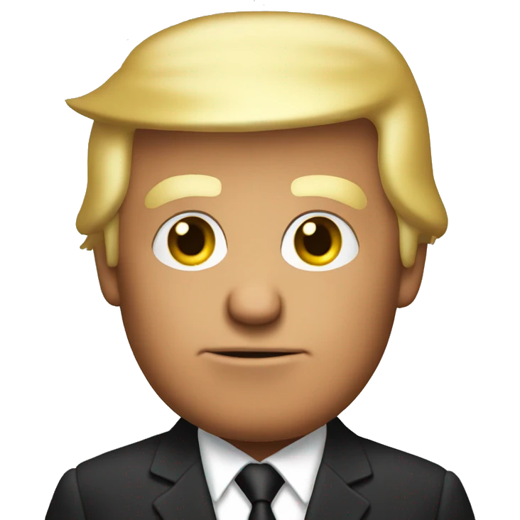 trump holding a turke emoji