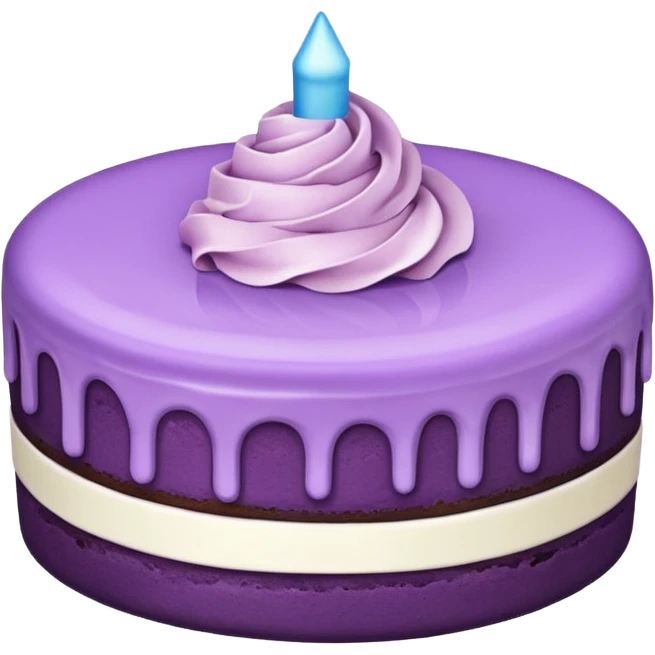 purple dessert emoji