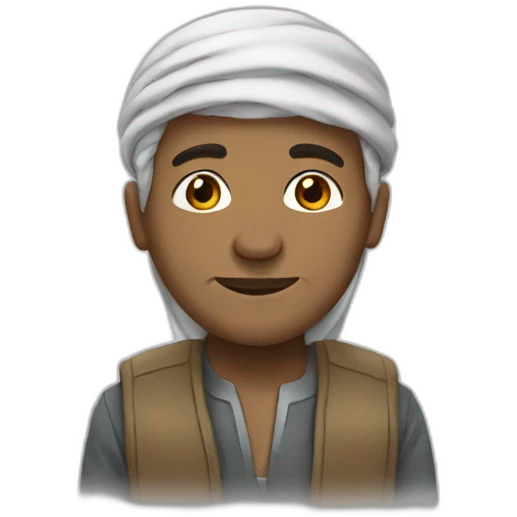Un homme musulman emoji