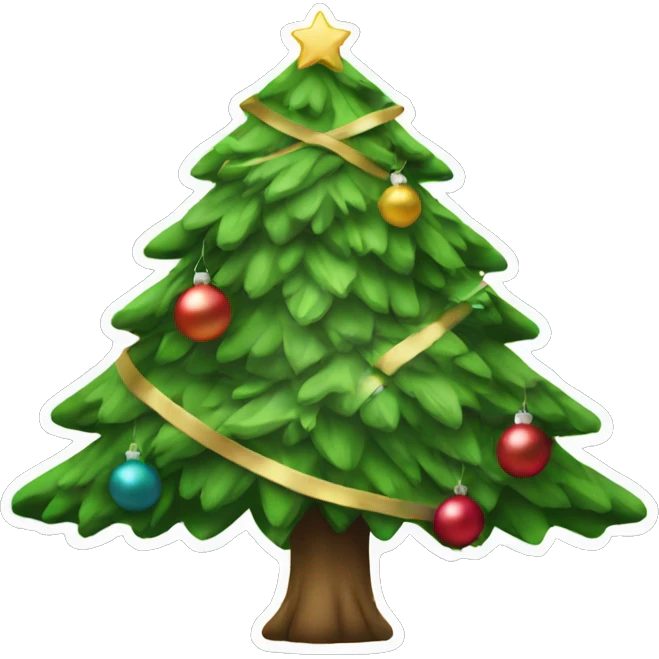 Christmas tree emoji