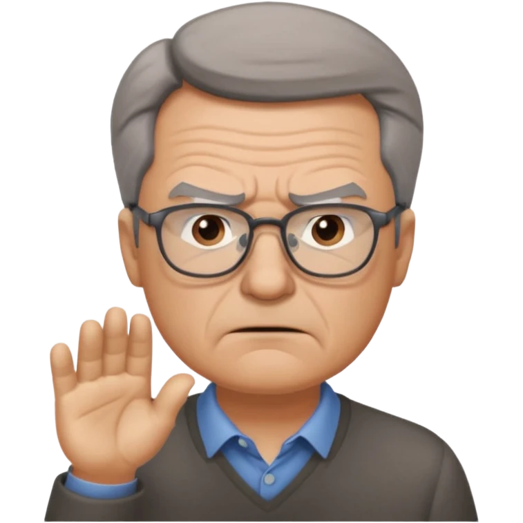 Dad scolding  emoji