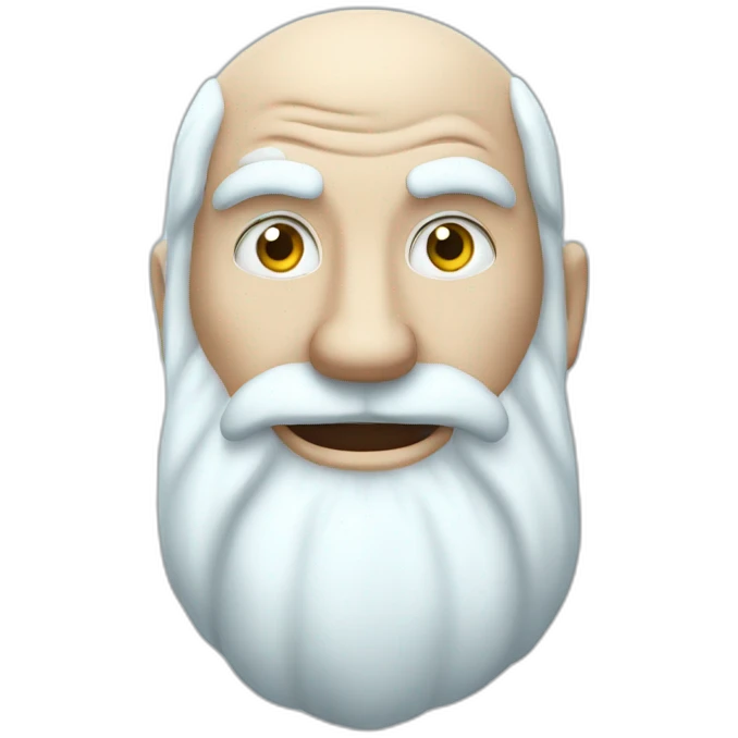 cool Father Frost Rock sign emoji