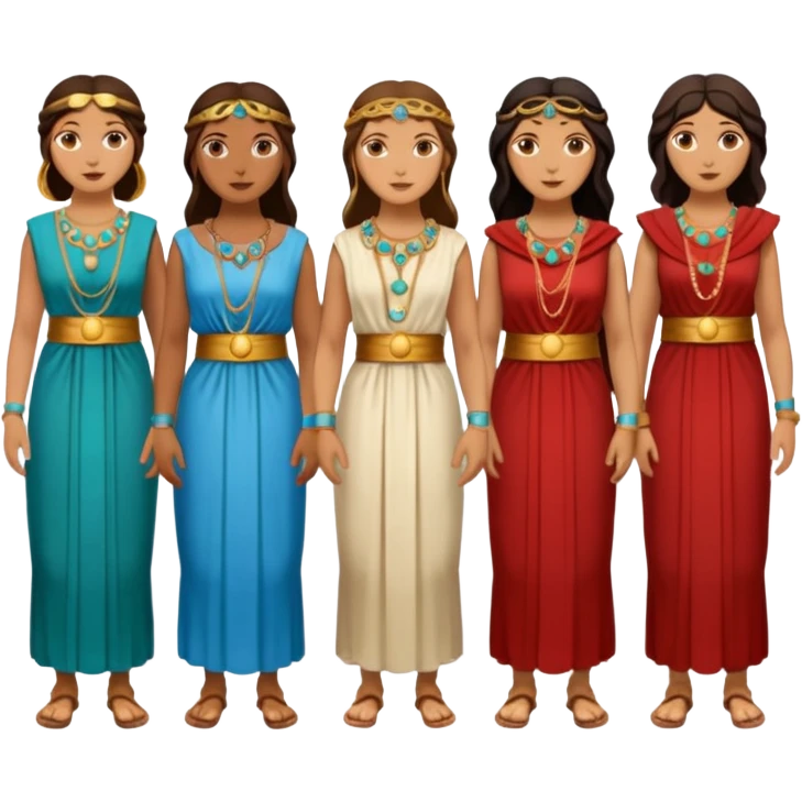 mujer cartagineses y romanos cuerpo entero emoji