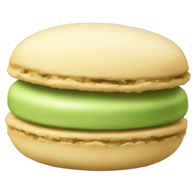 Pistachio macaroon  emoji