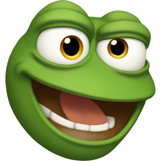 Pepe laugh emoji