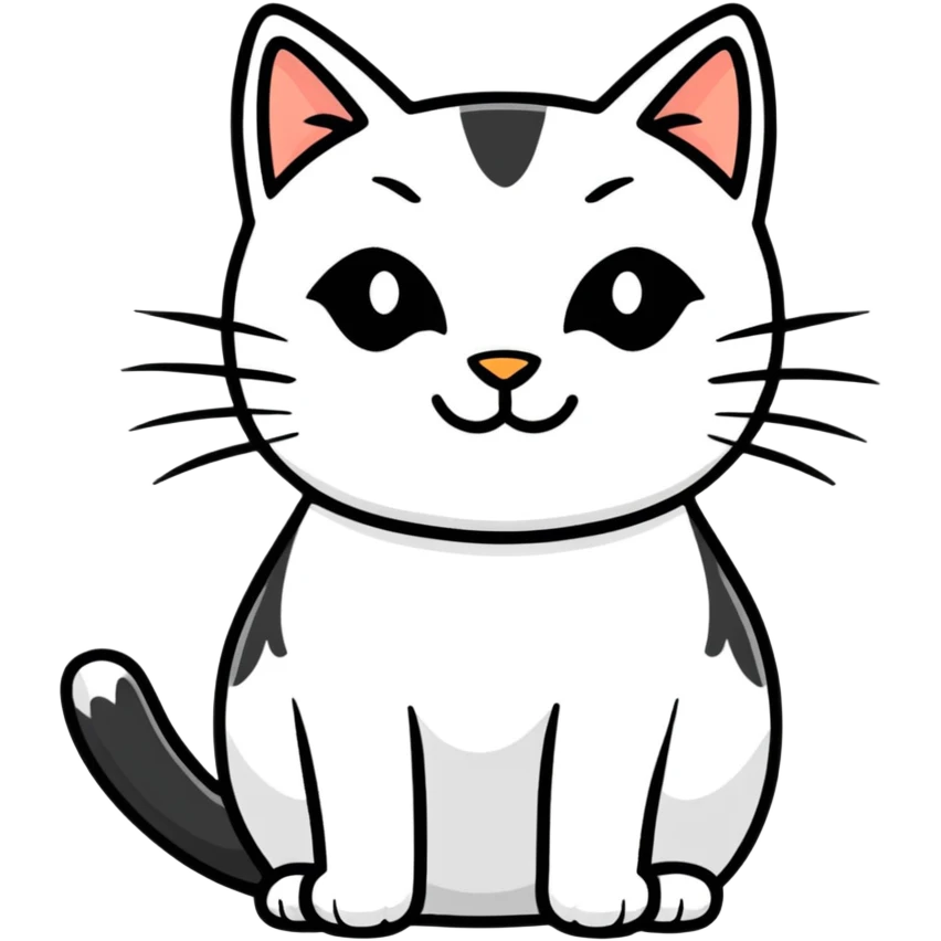 Happy cat emoji