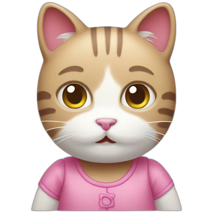 Cat hello kitty emoji