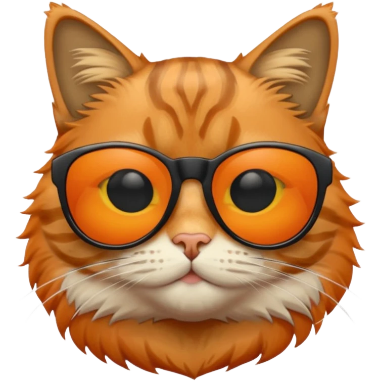 Cat wearing sunglasses emoji
