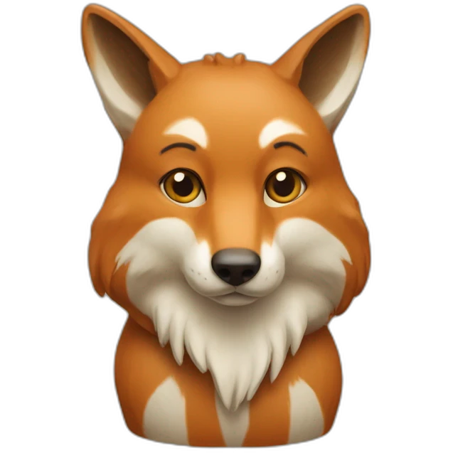 Renard moche emoji