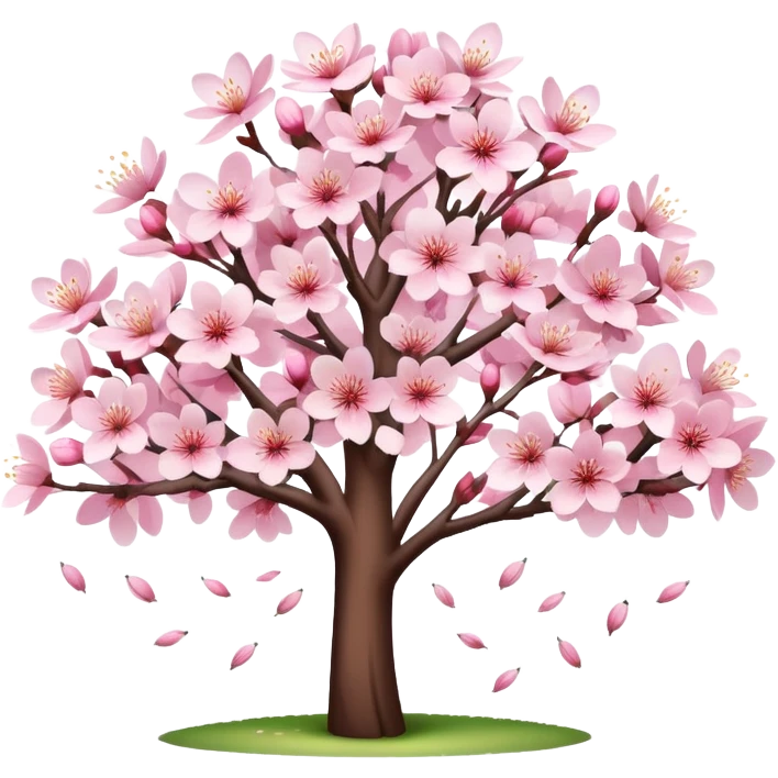 Sakura cherry blossom tree  emoji