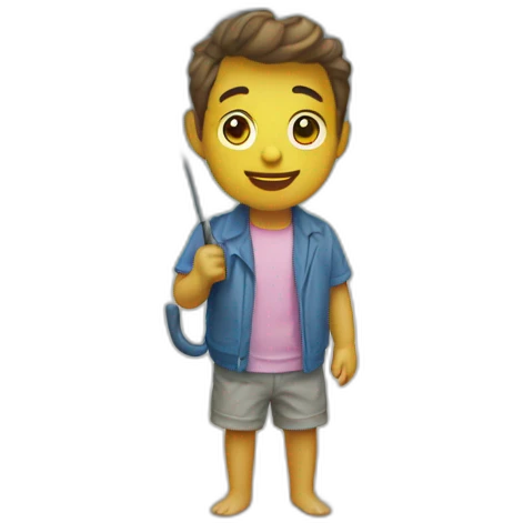 Pluie à la plage emoji