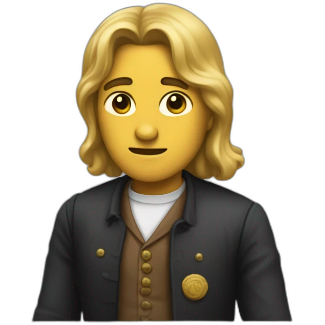 The joconde saying « no » emoji