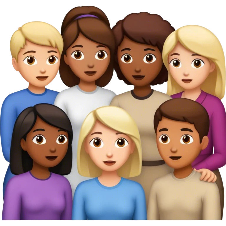 group discussion without table emoji