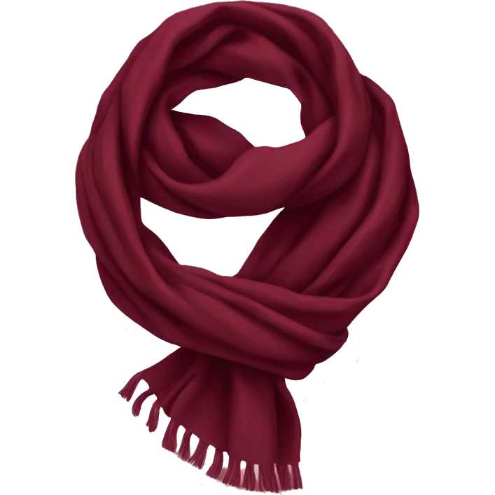 Burgundy scarf  emoji