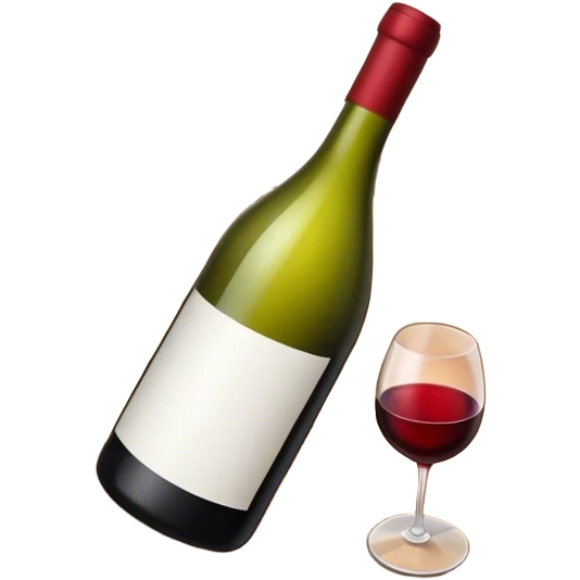 wine bottle on floor emoji