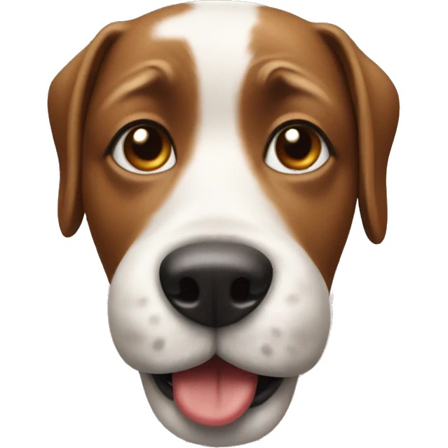 dog with tootpaste emoji
