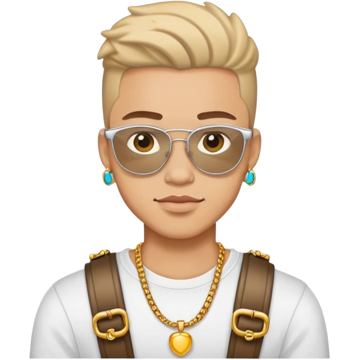 cool guy with accessories emoji