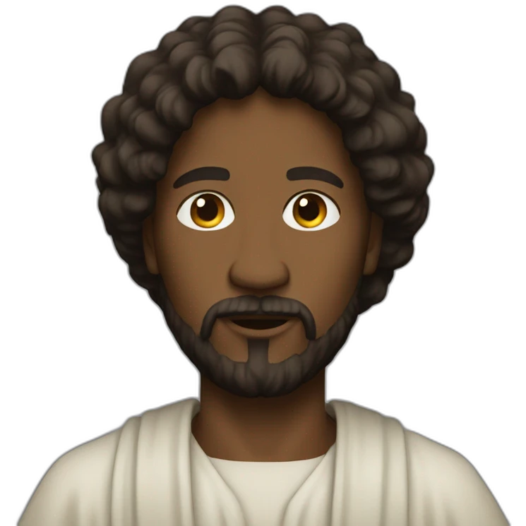 Black Jesus Take the wheel emoji