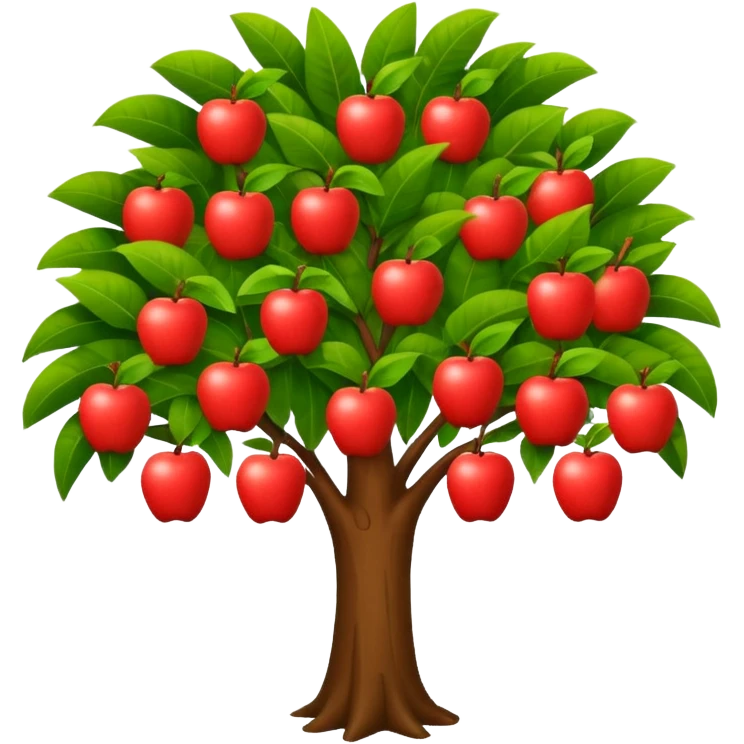 mango treeapple tree emoji