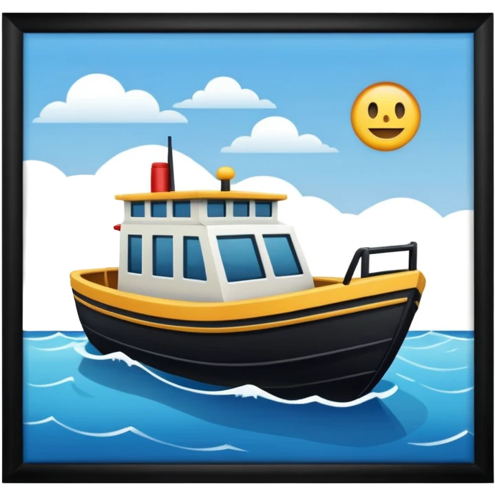 no boat emoji