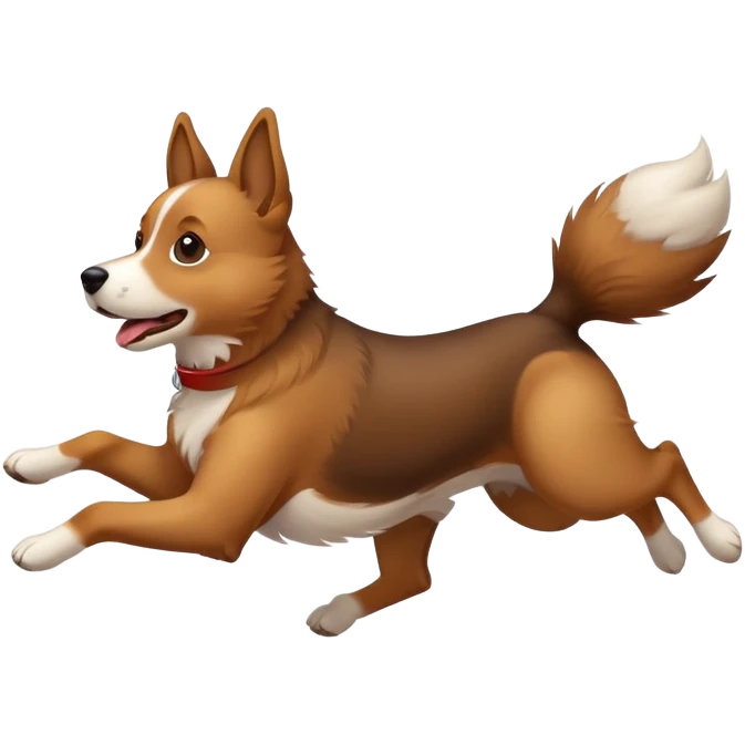 dog jumping emoji
