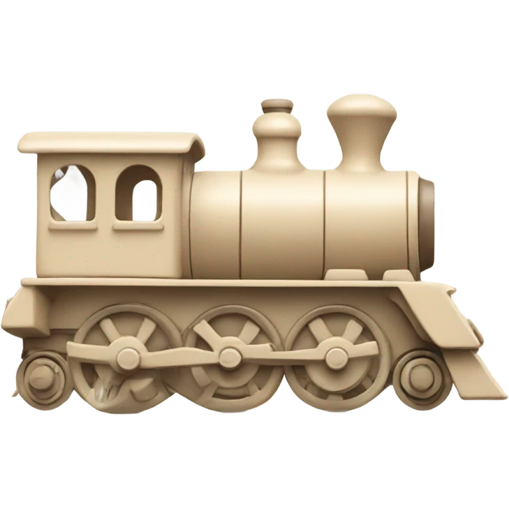 children's train beige emoji