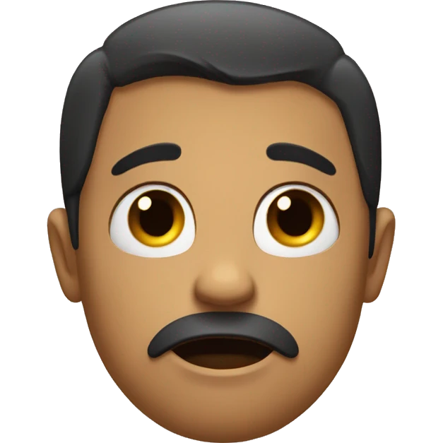 Sad and in love emoji
