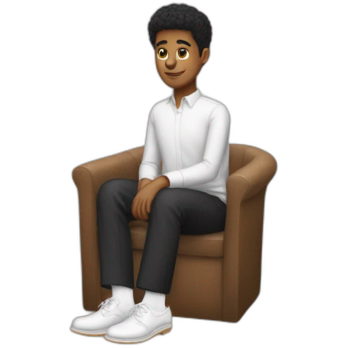  black loafers white socks emoji
