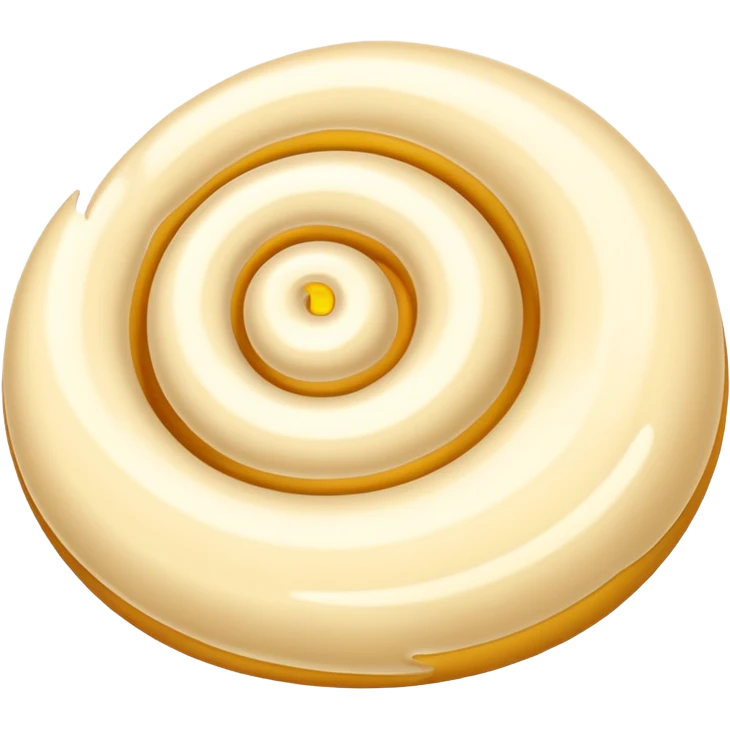 just Cream without a plate emoji