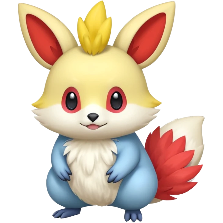 Quilava-Emolga-Pachirisu-Cacomistl-Fakemon-hybrid-creature (full body) emoji