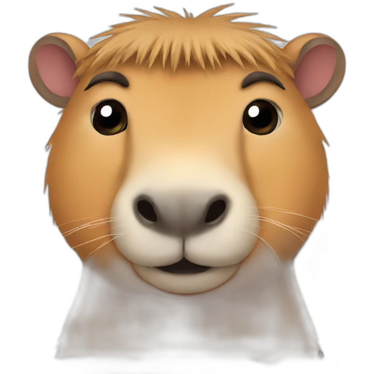 Capybara cute emoji