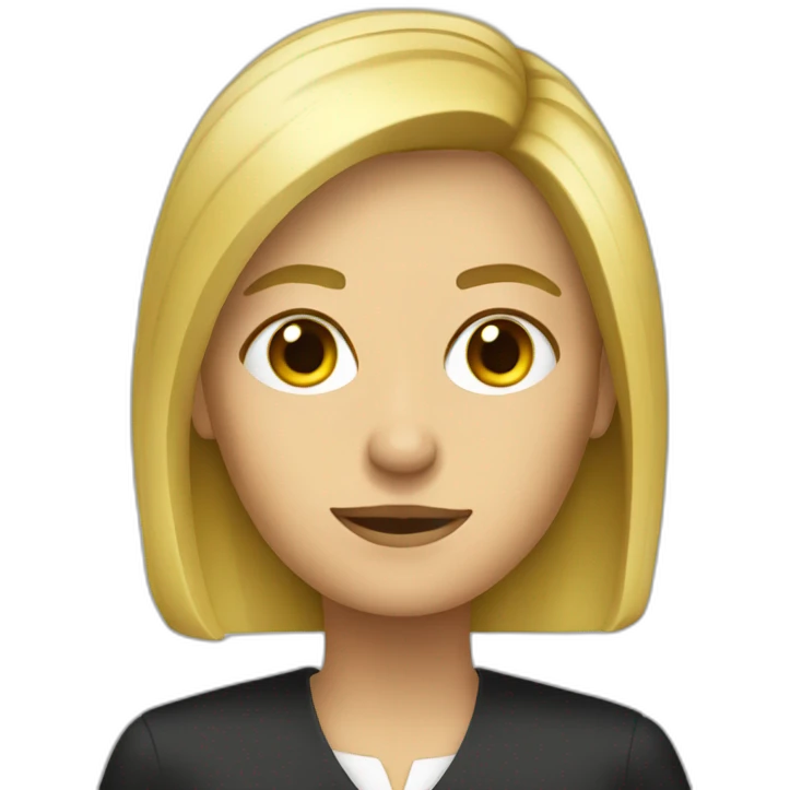une avocate blonde emoji