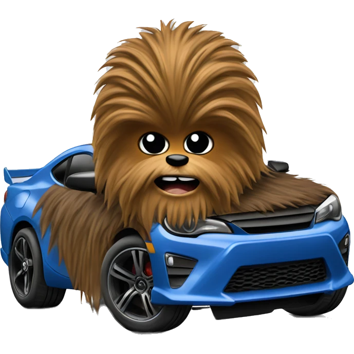 Hot wheel furry Chewbacca Toyota 86 furry finish  emoji