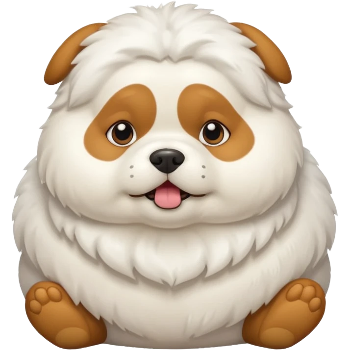 dog is fat  emoji