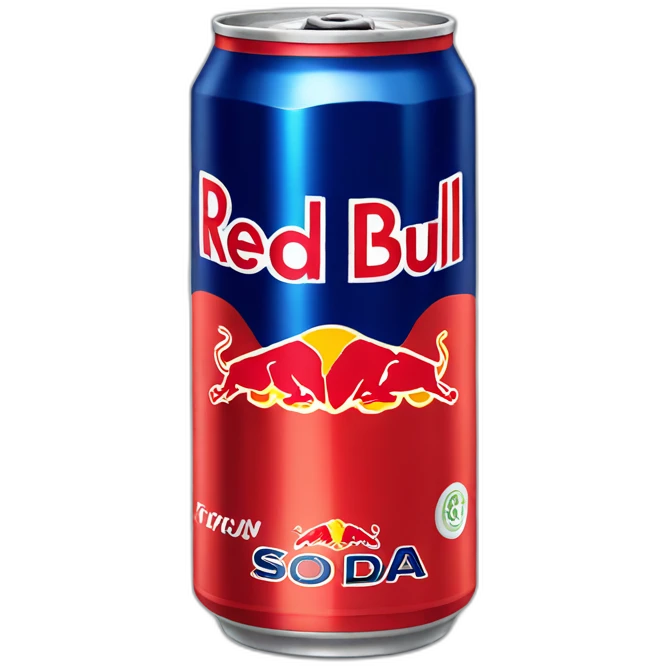 red bull soda can emoji