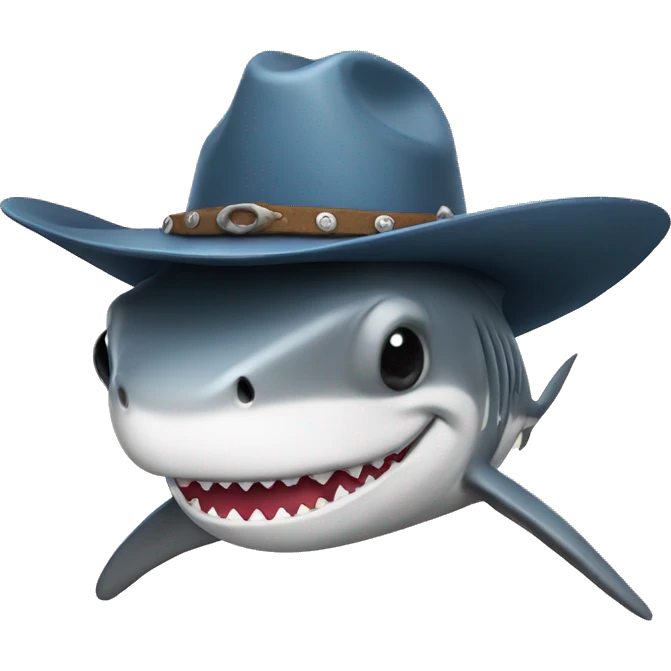 cowboy shark emoji